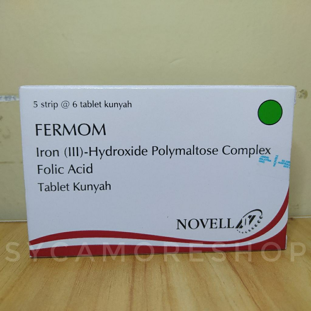 Fermom Tablet Kunyah Zat Besi Rasa Coklat