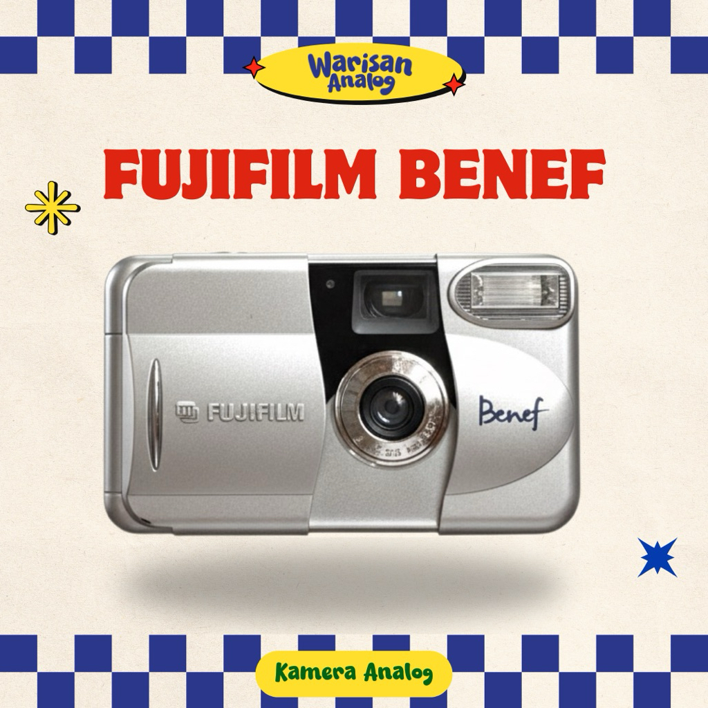 KAMERA ANALOG FUJIFILM BENEF | REUSABLE CAMERA FILM 35MM | HASIL FOTO RETRO | COCOK UNTUK PEMULA | K