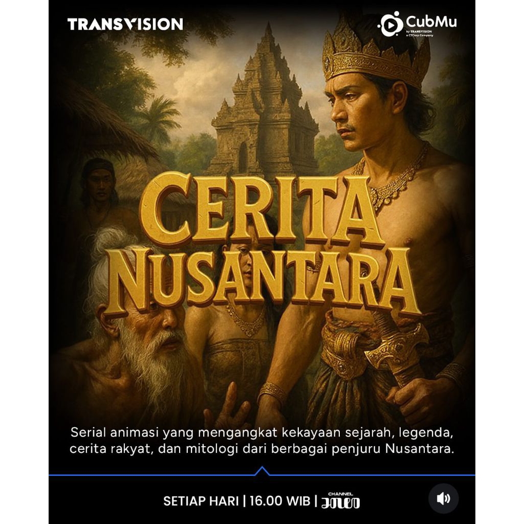 Voucher Paket Nusa Minipack Tanaka Nusantara HD Transvision Channel Jowo