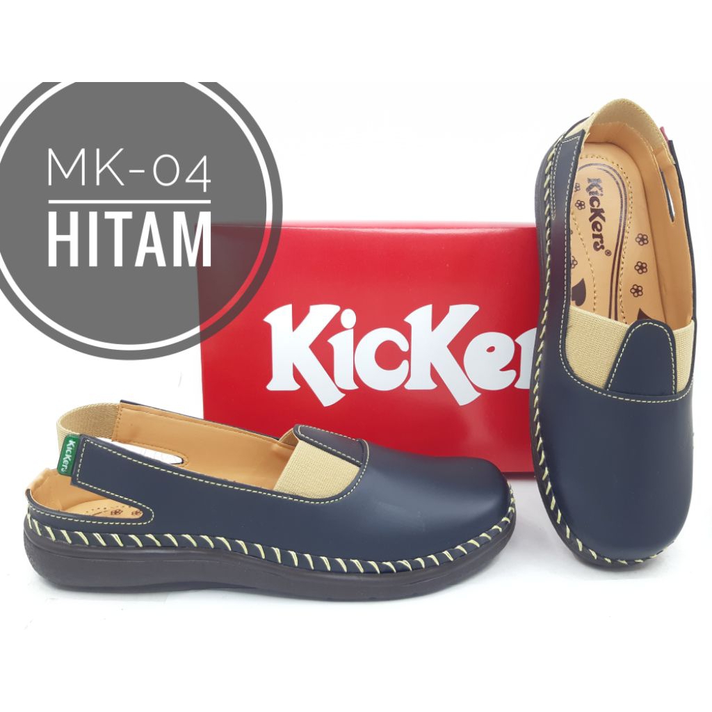 Sepatu Flat shoes Wanita Formal Merk Kickers Kode MK-04
