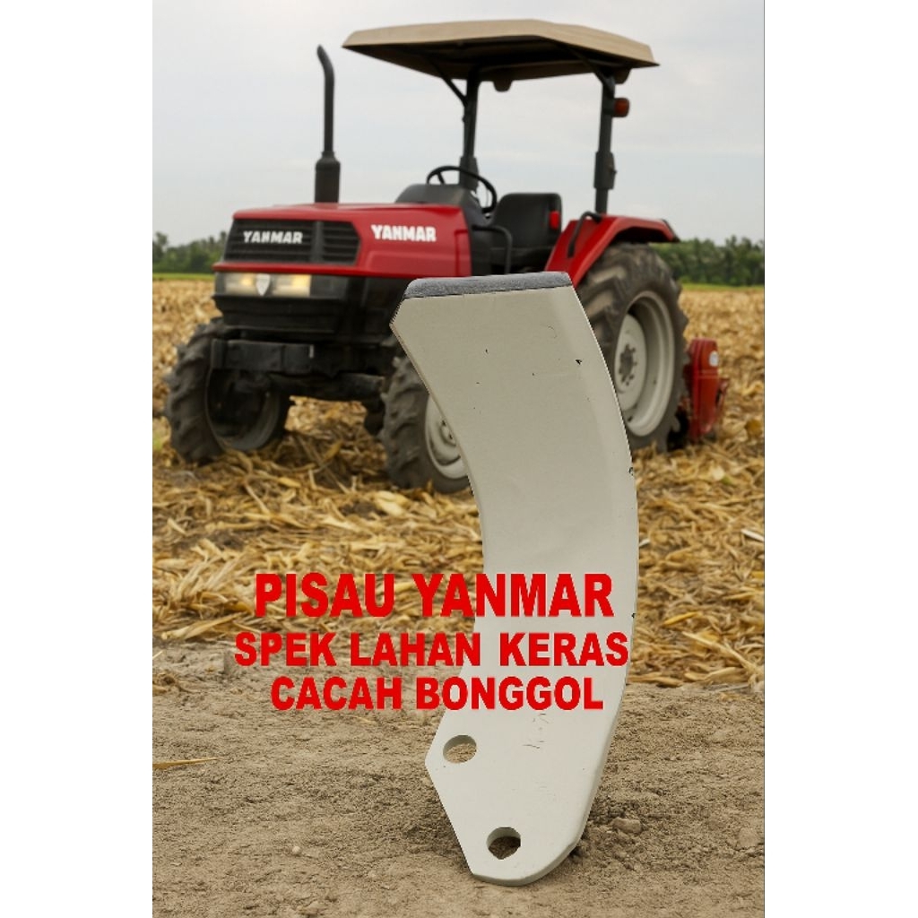 PISAU ROTARI TRAKTOR  YANMAR LAHAN  KERAS