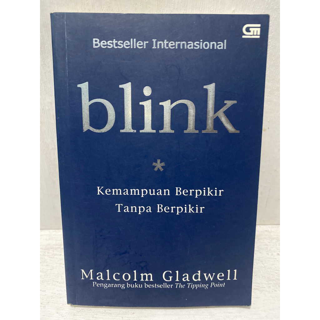 Buku Original BLINK KEMAMPUAN BERPIKIR TANPA BERPIKIR - MALCOLM GLADWELL