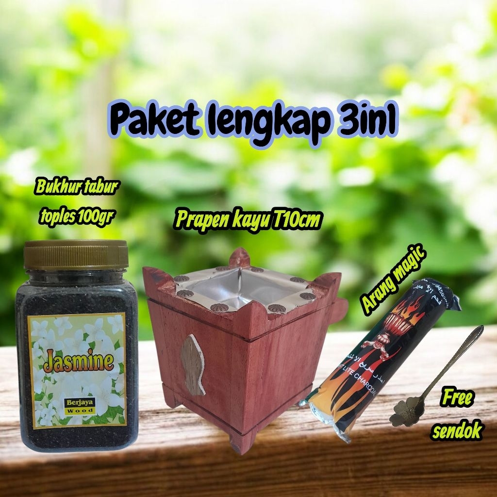 BUKHUR PAKET LENGKAP BUKHUR PENGHARUM RUANGAN AROMA JASMINE