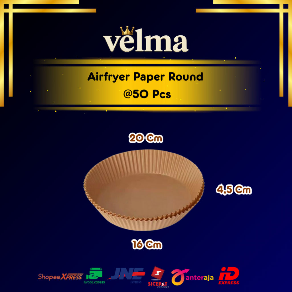 Airfryer Paper Round  @50 Pcs