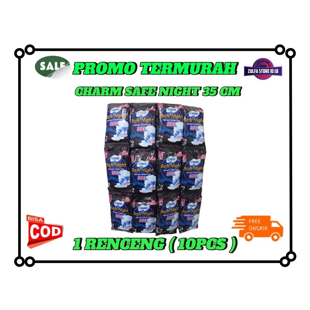 10 Pcs Charm safe night 35 cm RENCENG