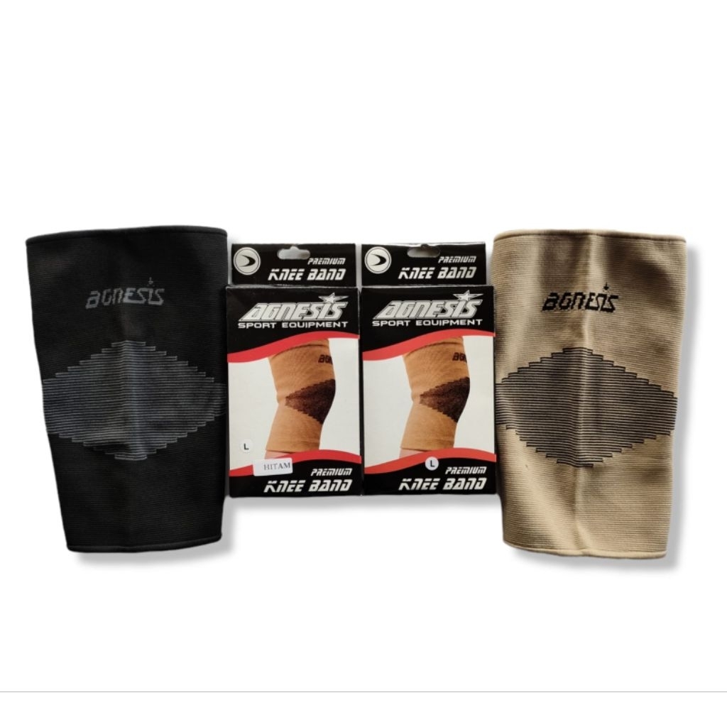 COD Deker Lutut Deker Knee Original Agnesis Deker Kaki Deker Voli Deker Olahraga Deker Pendek Hitam 