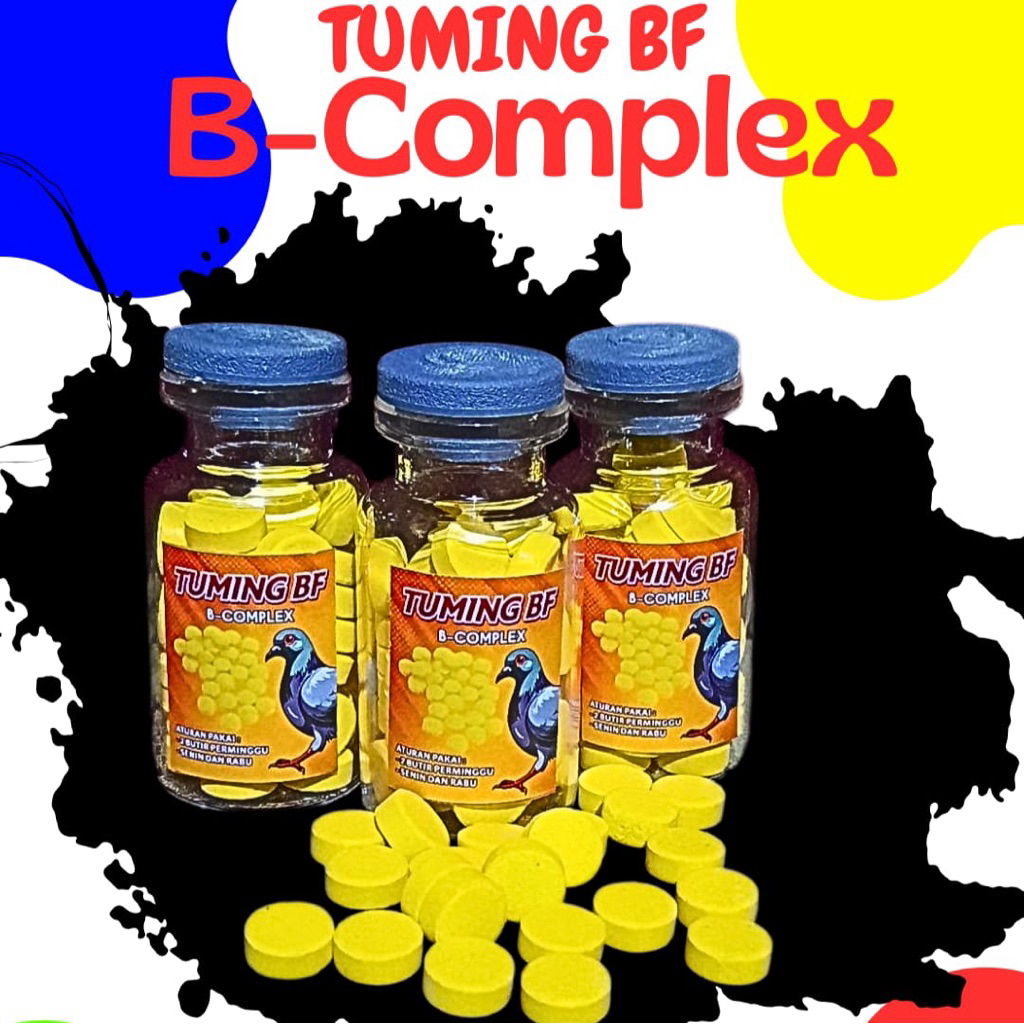 VITAMIN B-COMPLEX MERPATI JUARA | MENINGKATKAN STAMINA, ENERGI DAN NAFSU MAKAN