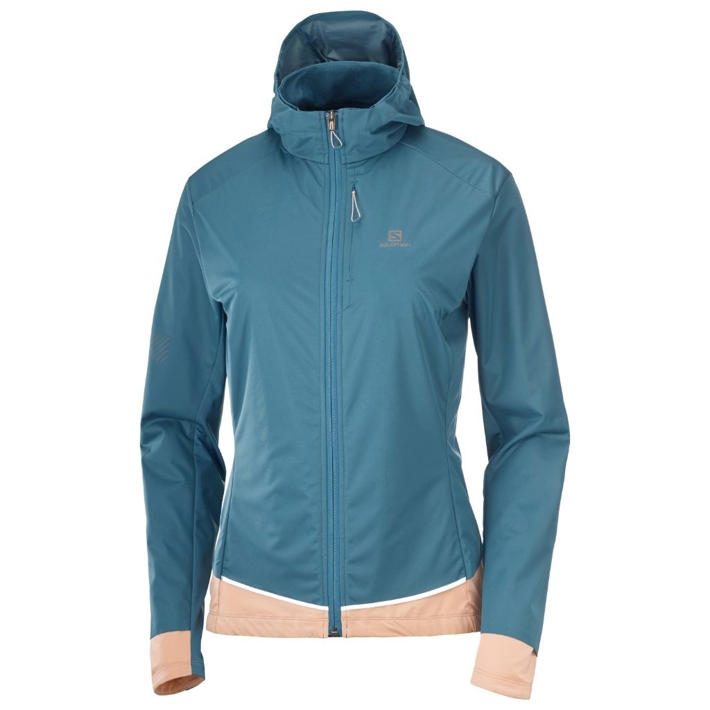 Jaket Outdoor Salomon Womens Light Shell Hoodie Jacket Original