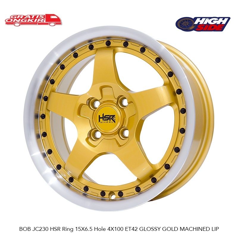 Velg Hsr Bob R15 Pelek Honda Freed City Brio