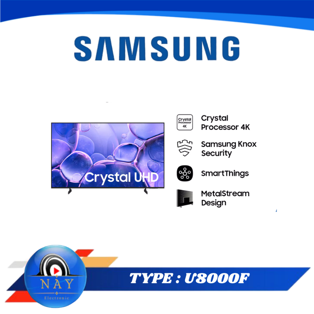 SAMSUNG 43U8000F 4K SMART TV 43 inch 2025 Series