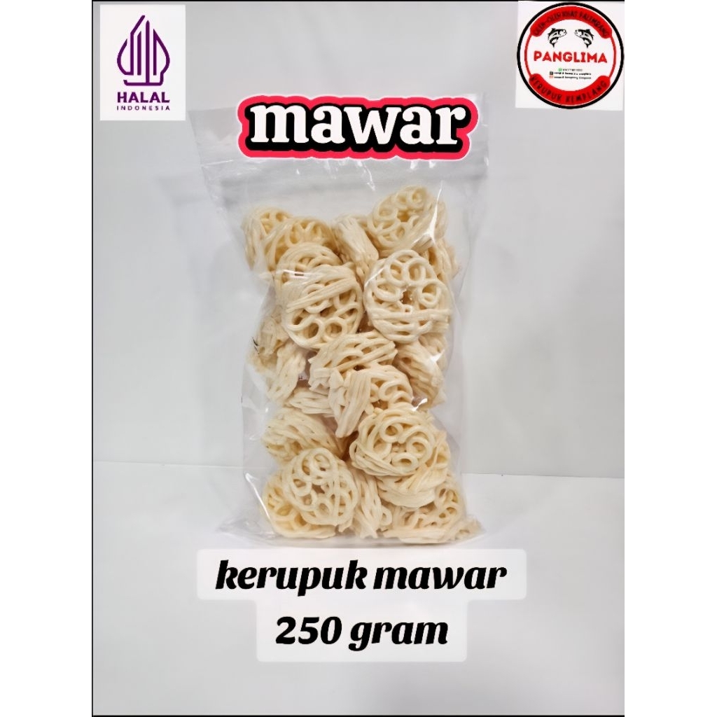 kerupuk mawar panglima 250 gram