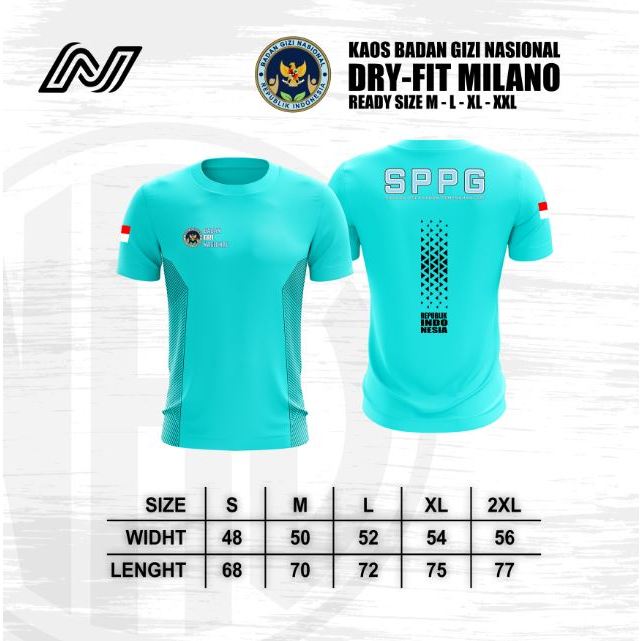 KAOS BGN-SPPG BGN DRYFIT MILANO PREMIUM