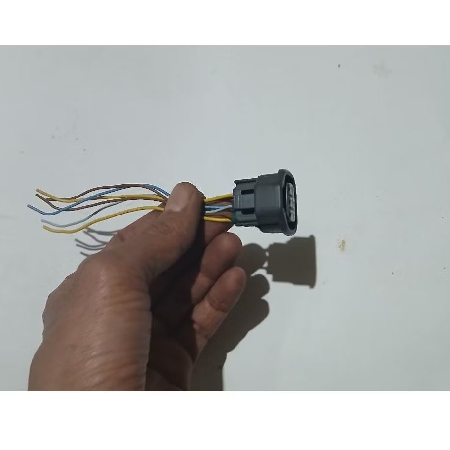socket pnp soket sambungan feting kabel cdi new kabel 6 spin original pemakain mobil universal