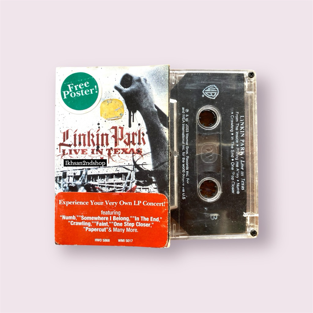 Kaset Pita Linkin Park - Live In Texas