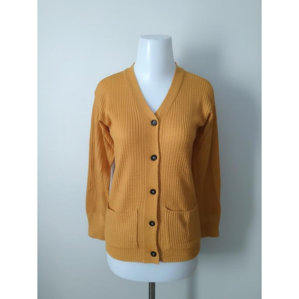 Cardigan Rajut Wanita Merrisa Kancing 5 Saku – Outer Rajut Lembut Premium Kekinian