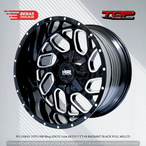 velg lebar 12 inch original flow forming r20 | pelek untuk pcd 6X139,7 celong hsr lingu ring 20