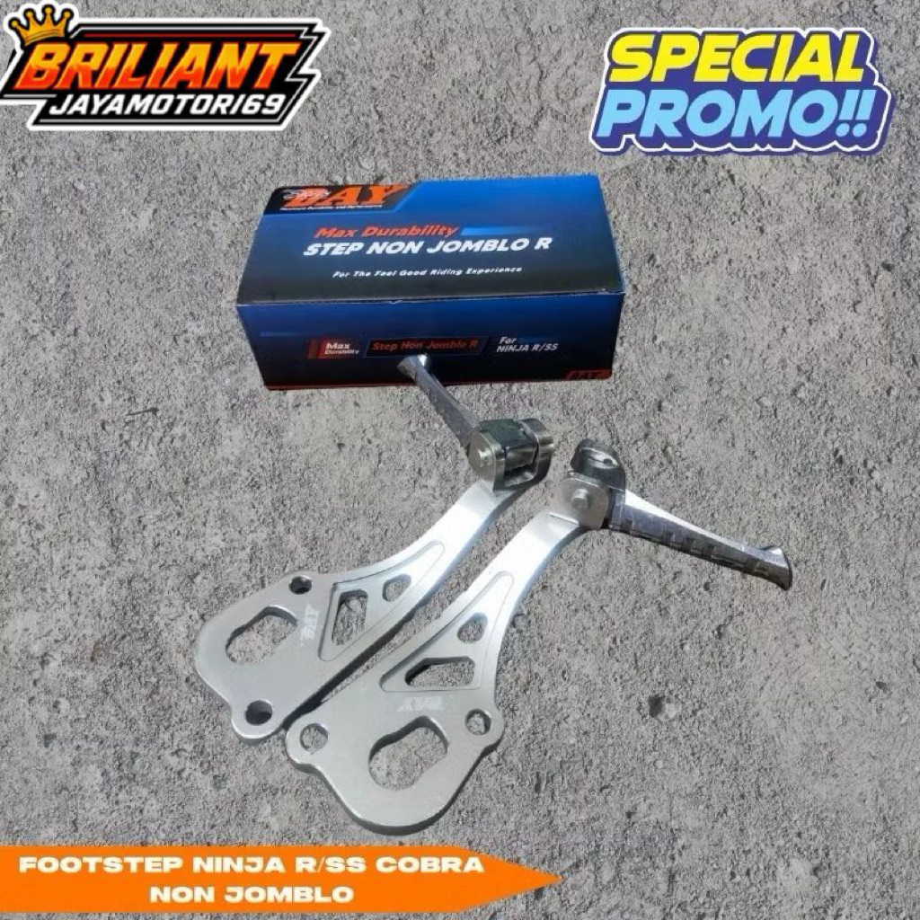 FOOTSTEP BELAKANG NINJA R, RR JOMBLO & NON JOMBLO FULL CNC