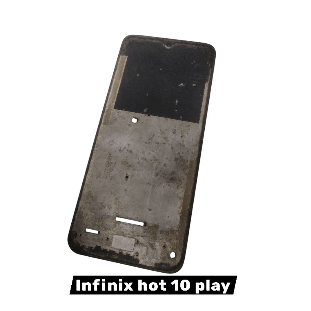 frame tulang tatakan lcd infinix hot 10 play ori copotan (bekas)