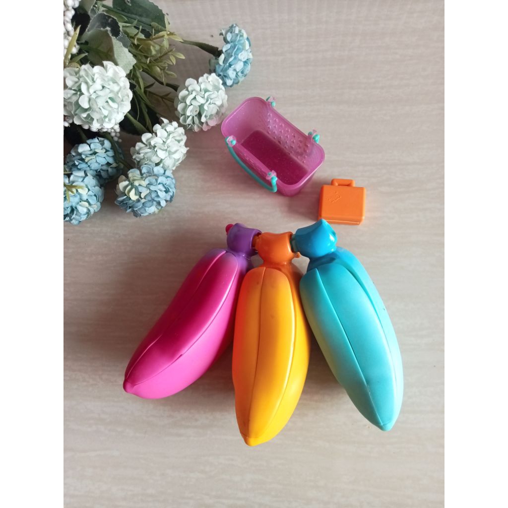 preloved mainan banana figur duplo moose