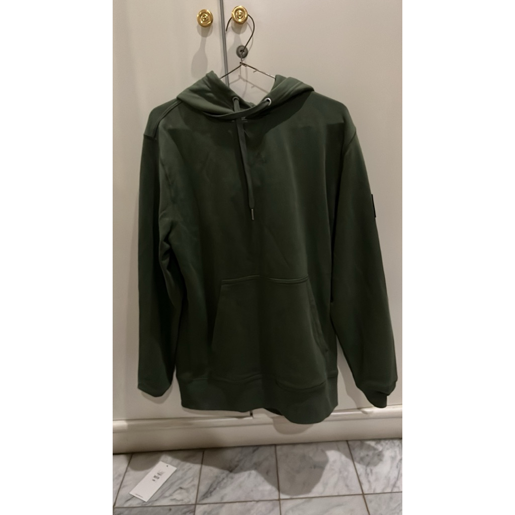 calvin klein badge hoodie