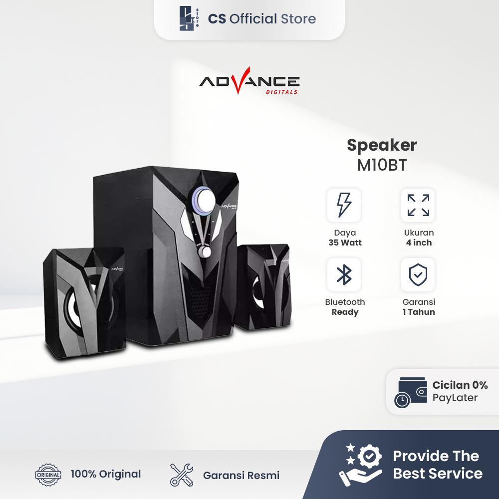 ADVANCE M10BT Speaker Stereo Bluetooth Xtra Bass Subwoofer Garansi Resmi 1 Tahun | Speaker Advance M