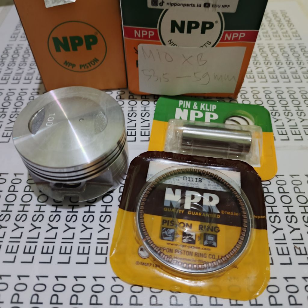 PISTON KIT SEHER PAKET RING YAMAHA MIO XB MIO SPORTY SMILE/GARNIS MIO SOUL FINO NOUVO Z/LELE STD/STA