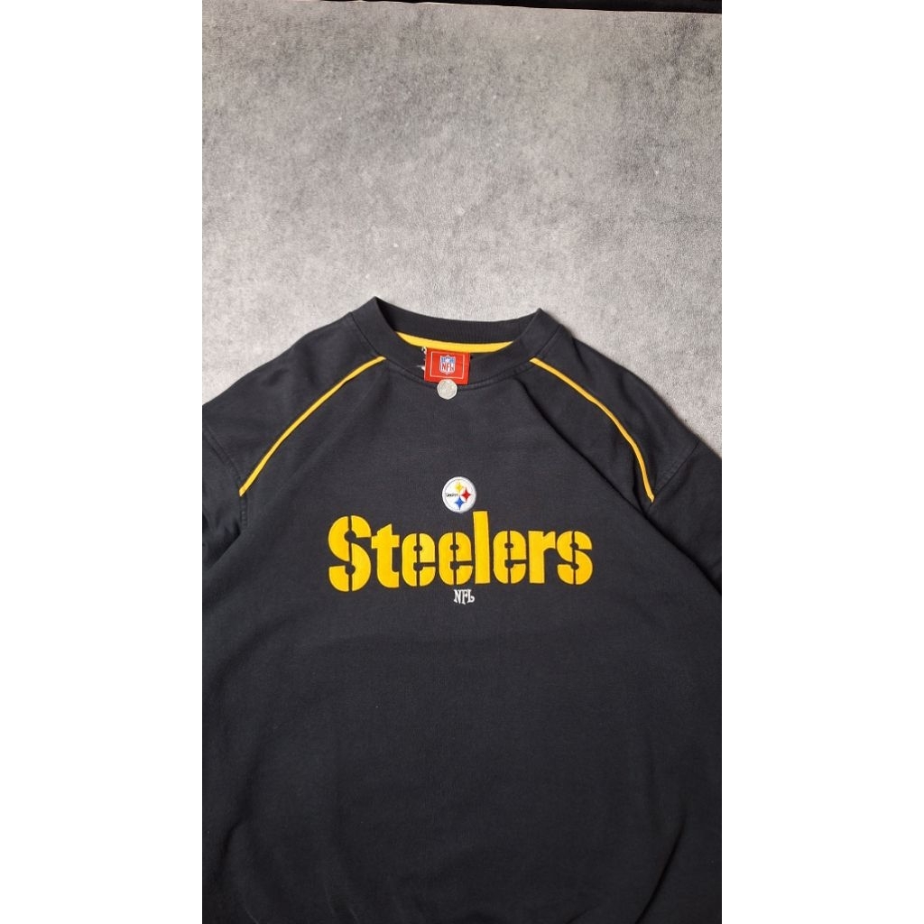 crewneck vintage NfL steelers 90s