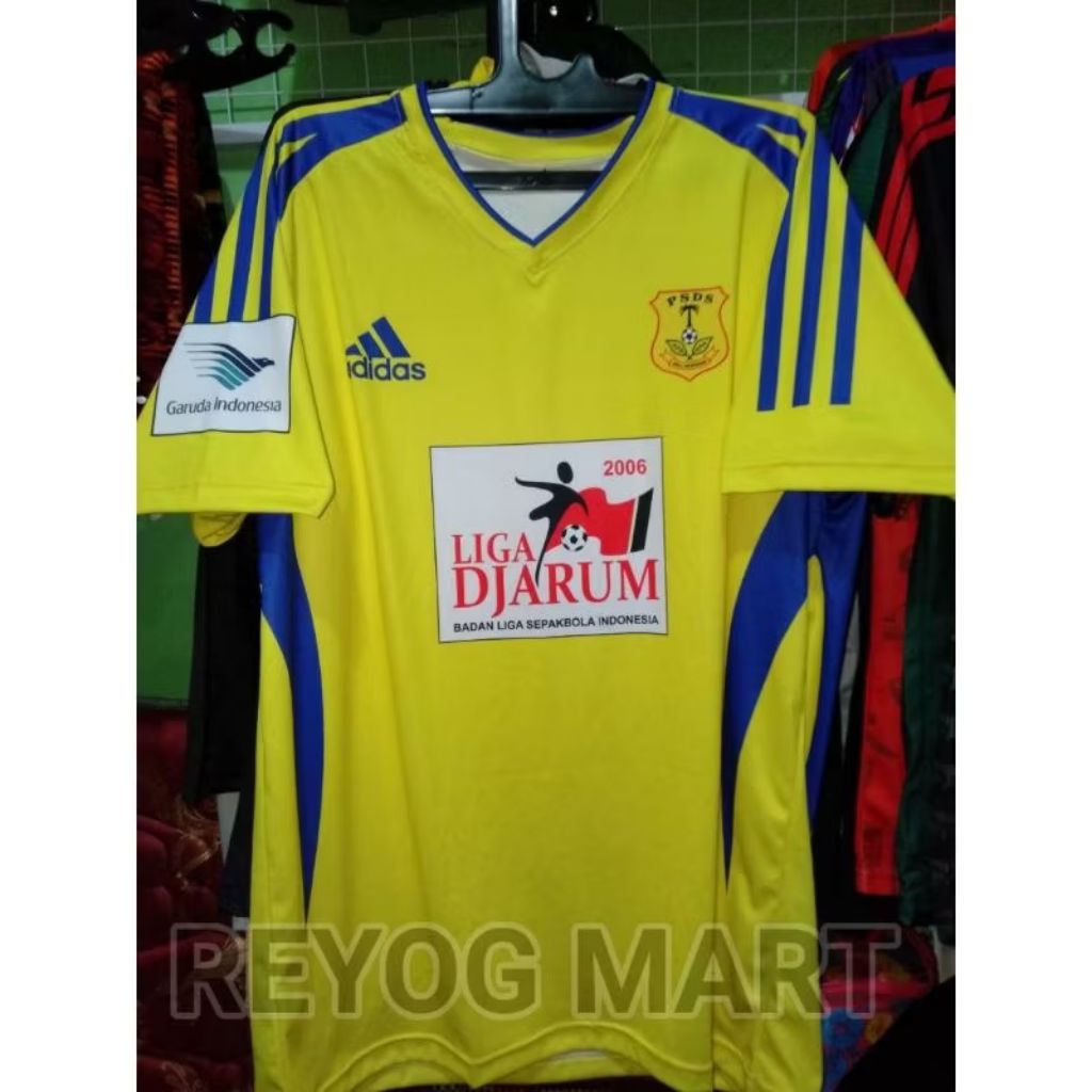 Jersey PSDS Deli Serdang Home 2006 Liga JARUM Kuning Full PRINTING atau BORDIR Retro Lokal