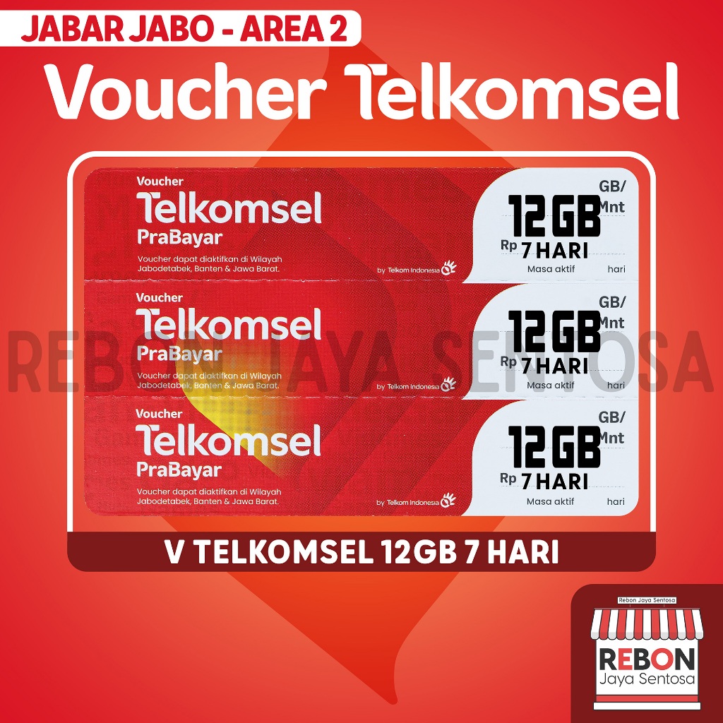 V Telkomsel 12Gb 7D