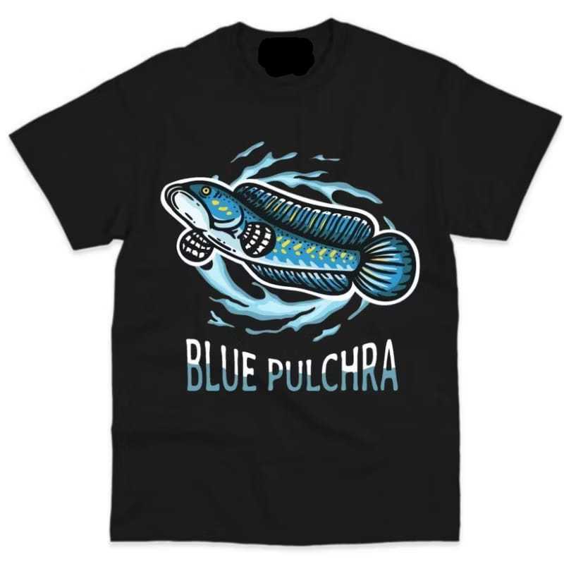 BAJU KAOS ANAK IKAN CHANA BLUE PULCHRA TERLARIS BAHAN PREMIUM