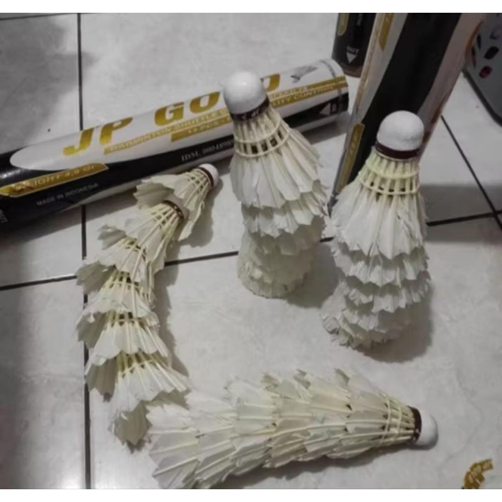 Shuttlecock JP Gold bekas 80-85% / Kock JP Gold bekas 80-85%