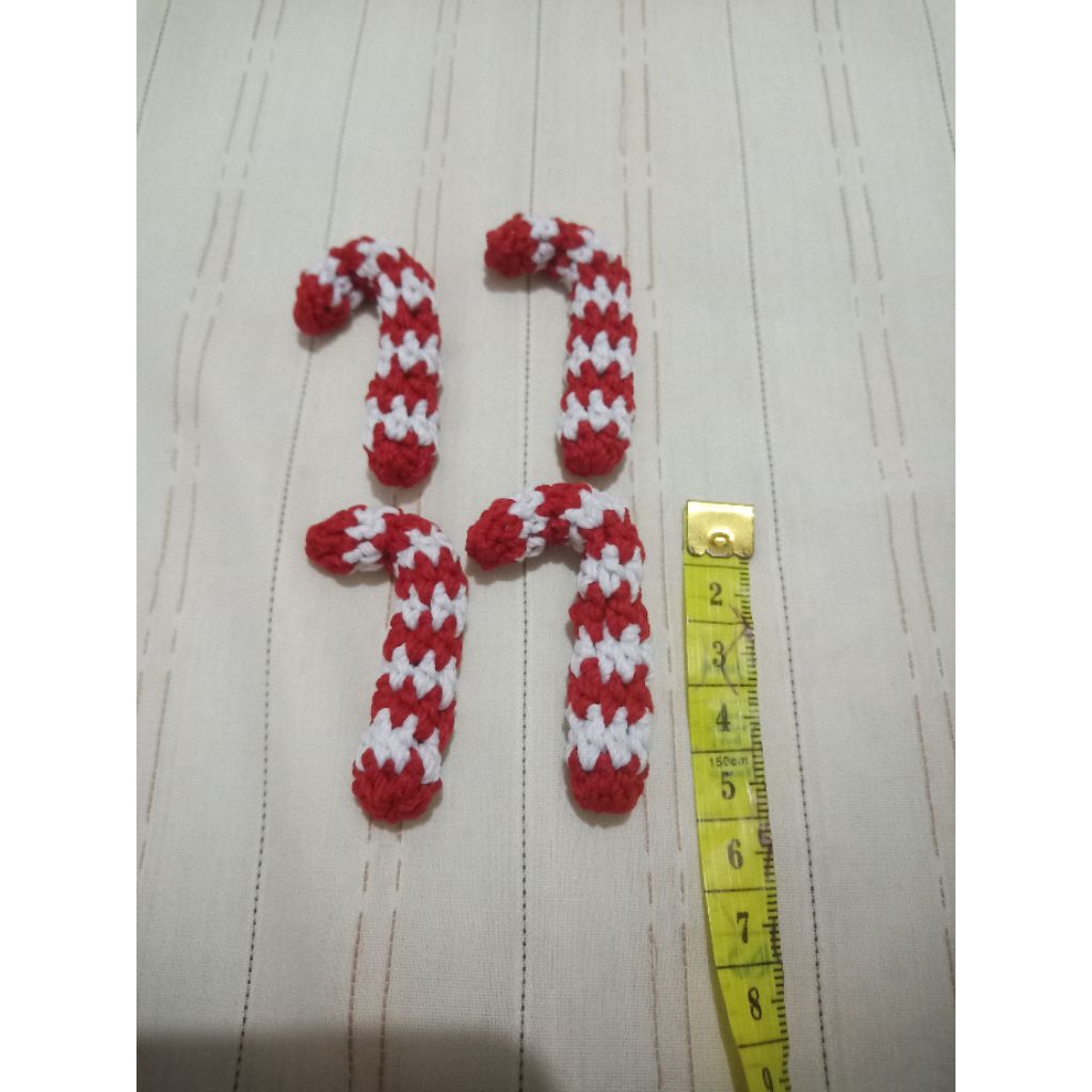 Ornamen natal rajutan, satu paket