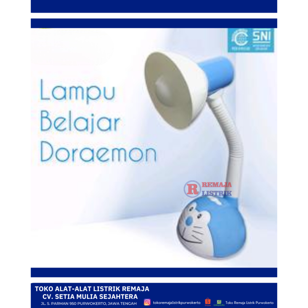 Lampu Belajar Karakter Doraemon E27 Reida