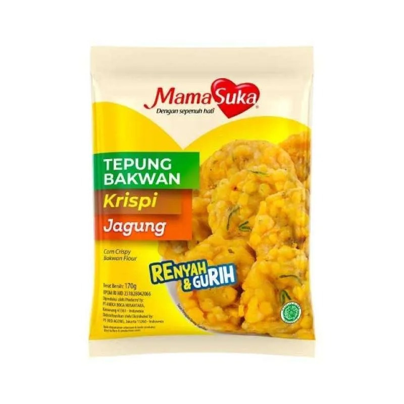 MAMA SUKA TEPUNG BAKWAN JAGUNG 170GR / TEPUNG BAKWAN JAGUNG