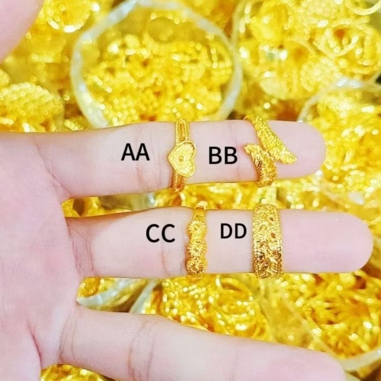 Cincin Dubai koin asli cincin dewasa tidak luntur