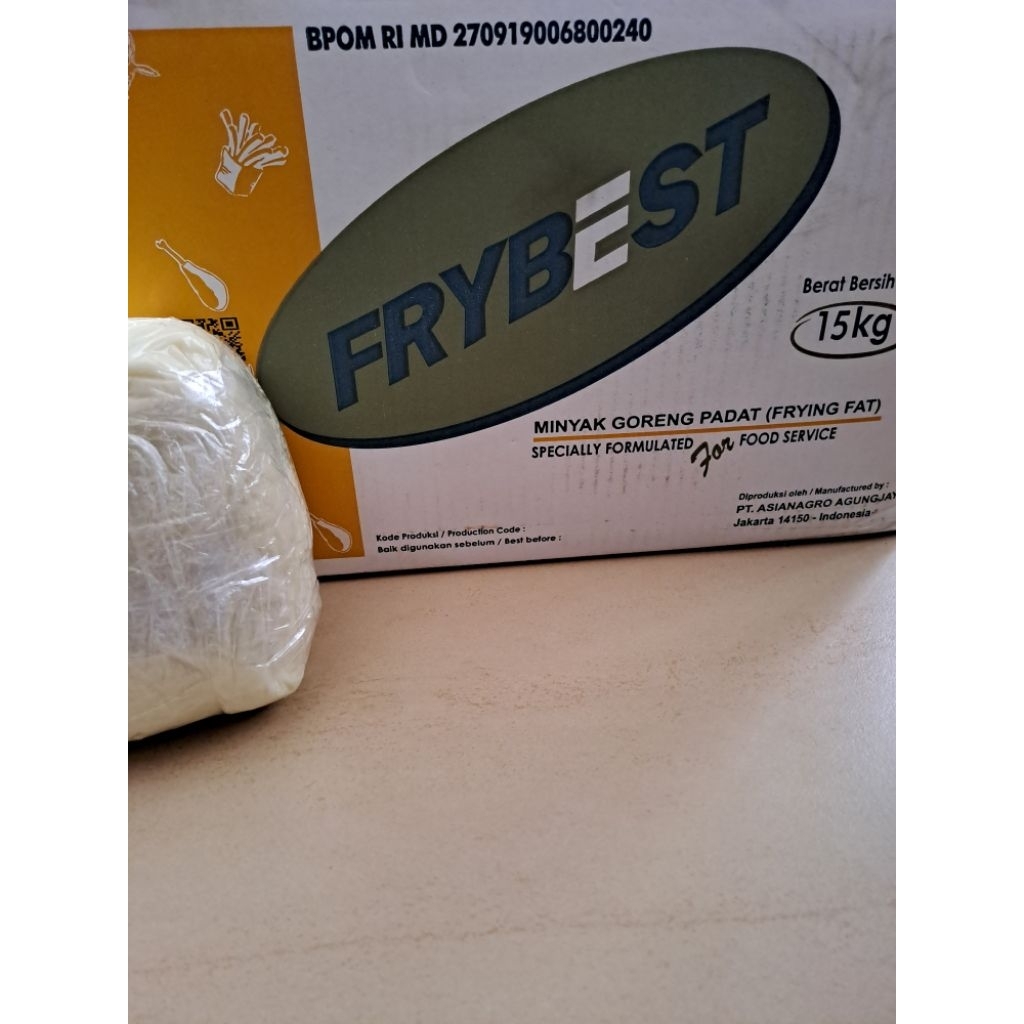 FryBest Minyak Goreng Padat Kemasan REPACK 1Kg