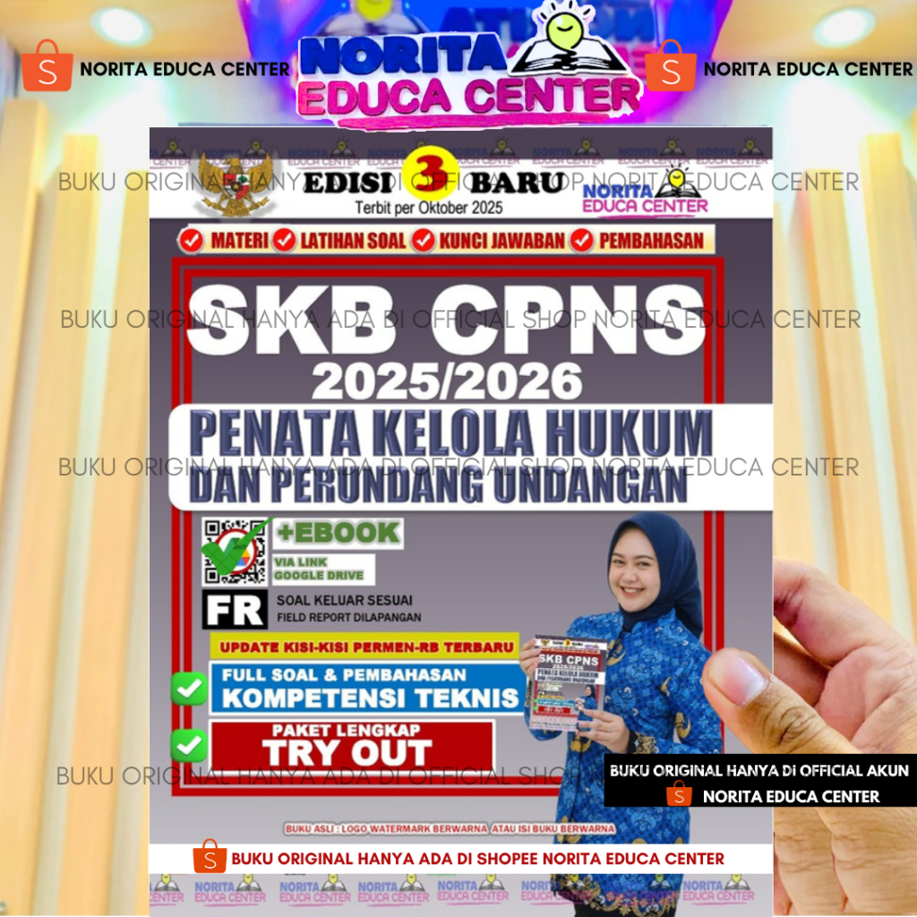 BUKU SKB CPNS PENATA KELOLA HUKUM DAN PERUNDANG UNDANGAN NORITA EDUCA CENTER