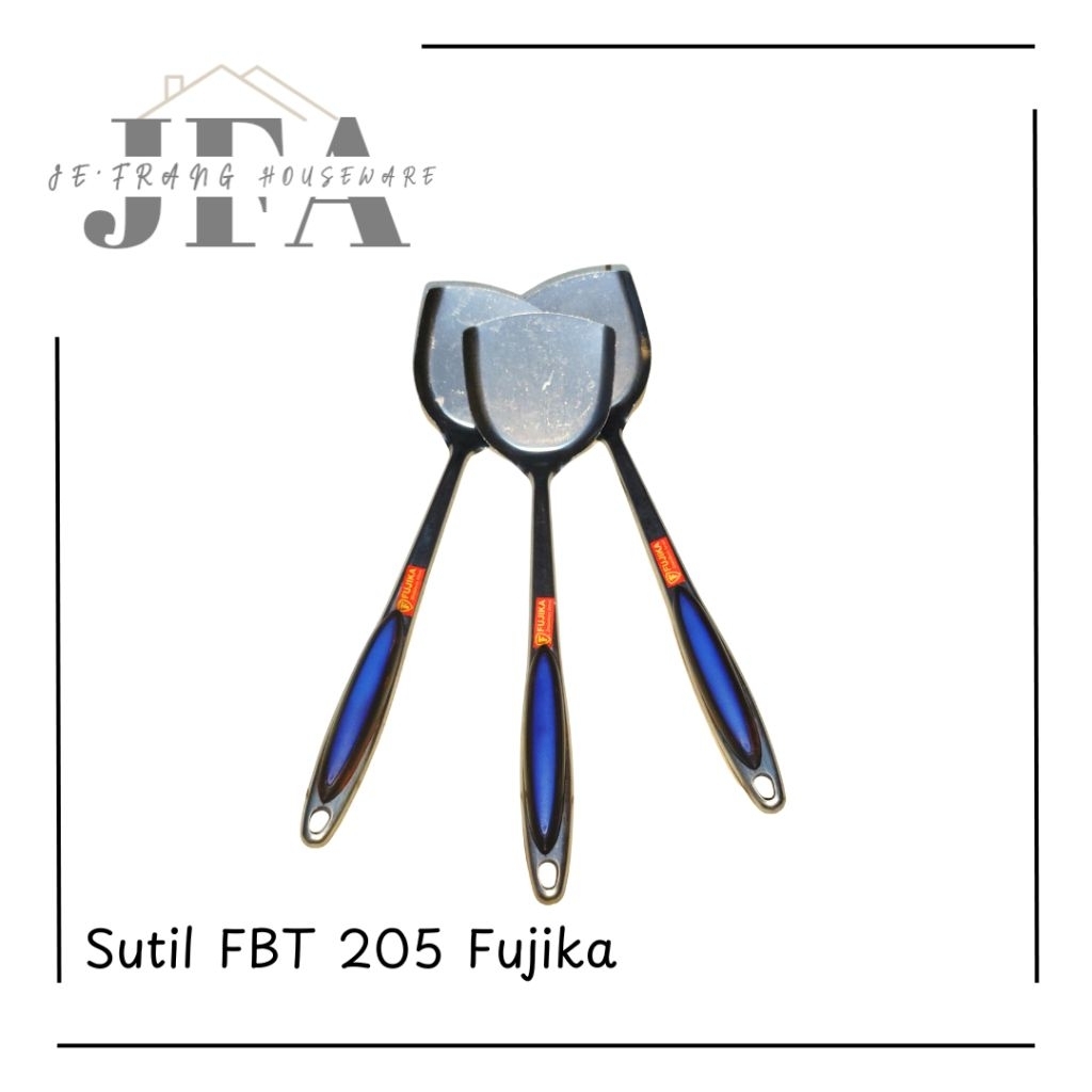 SUTIL STAINLESS FBT 205 FUJIKA / SPATULA STAINLESS / SUTIL MASAK / SUTIL WAJAN / SOTIL STAINLESS / S