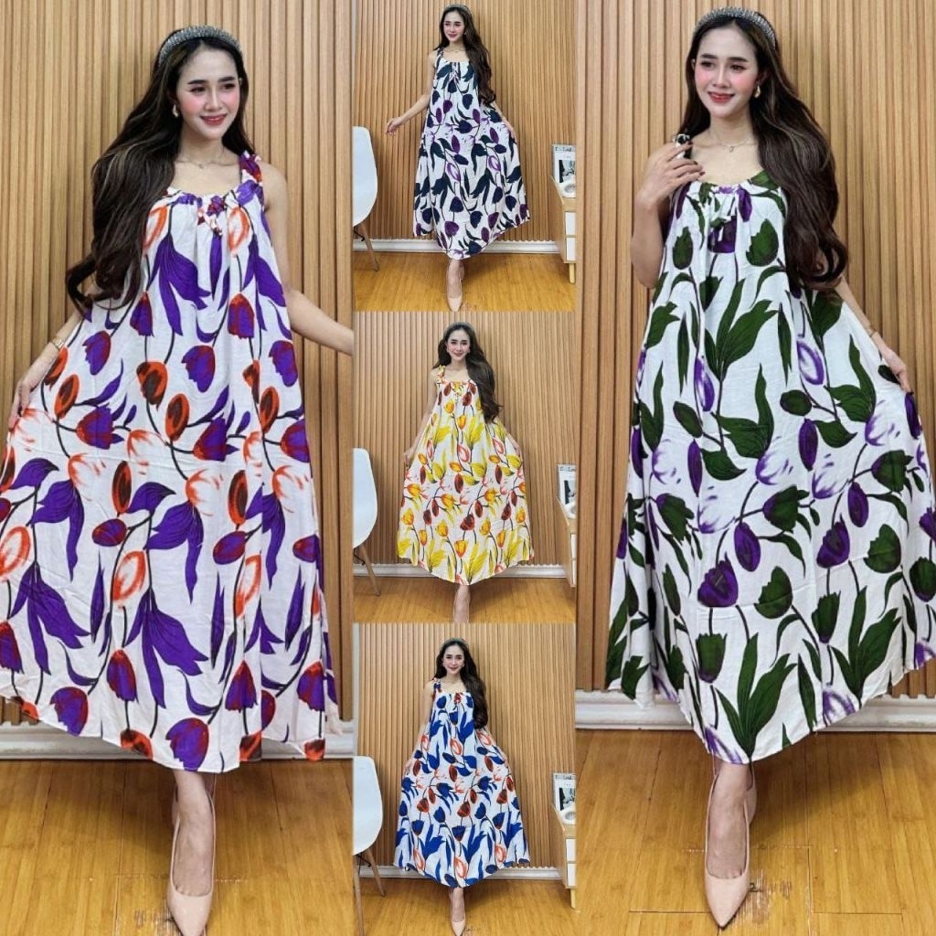 Daster You Can See motif tulip, yukensi