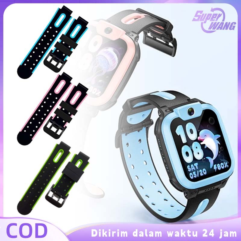 Tali Jam Rubber Tali Jam Smartwatch Untuk Imoo Watch Phone Y03-Y05s-Y06-Z1-Z2-Z3-Z5-Z5a-Z6-Q1-Q2-D2