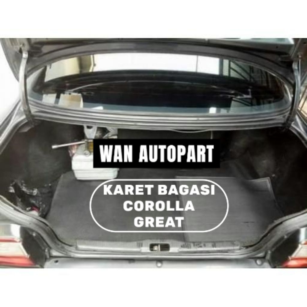 KARET PEREDAM PINTU BAGASI MOBIL COROLLA GREAT