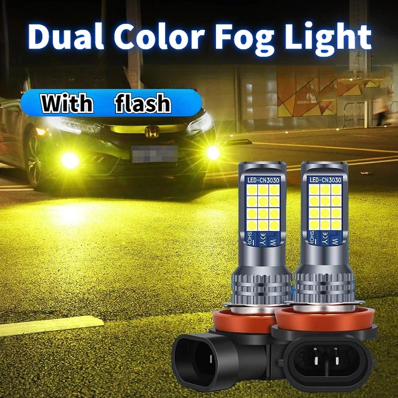 Lampu Kabut LED H11 Bohlam untuk Avanza Xenia Calya Agya Brio Lampu Berkendara Depan