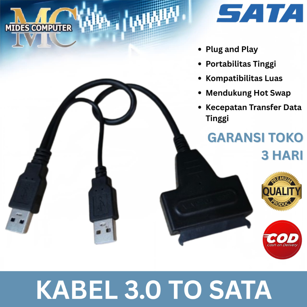 Kabel USB to SATA/USB 3.0 to SATA