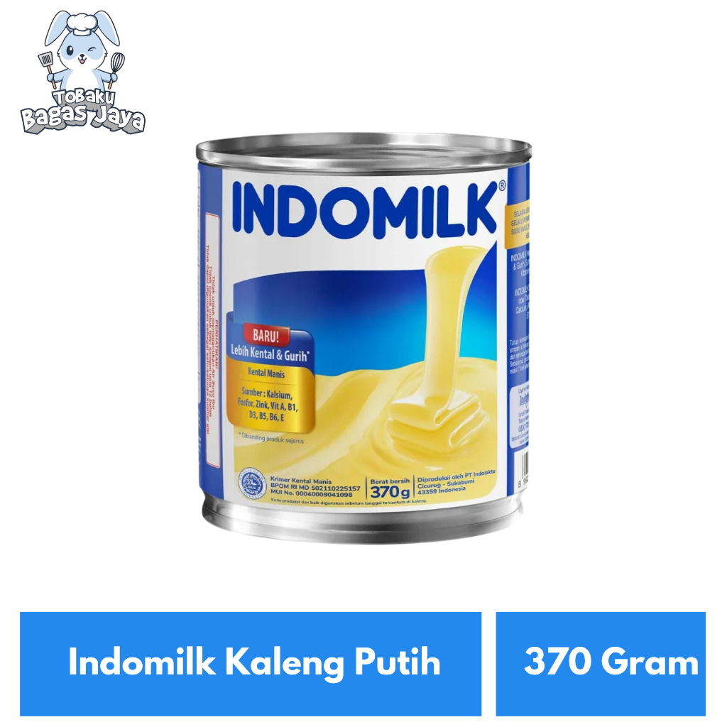 Indomilk Kaleng Putih 370 Gram