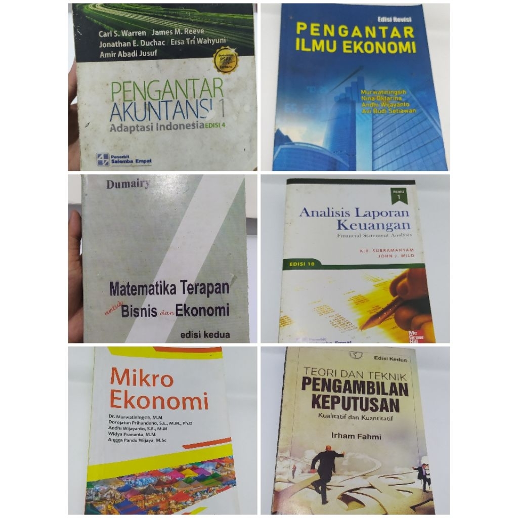 [Preloved] Buku Kuliah Manajemen/Ekonomi/Akuntansi