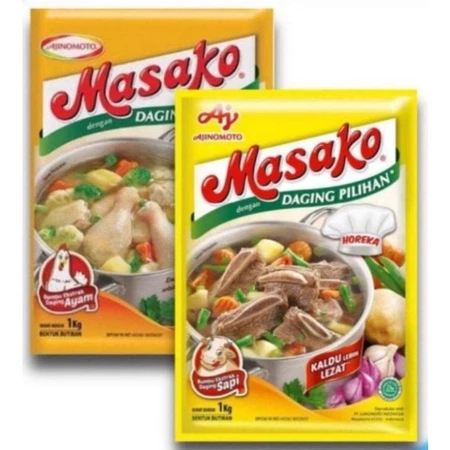 Masako 1 Kg Penyedap Rasa Ayam & Sapi Kaldu Bubuk