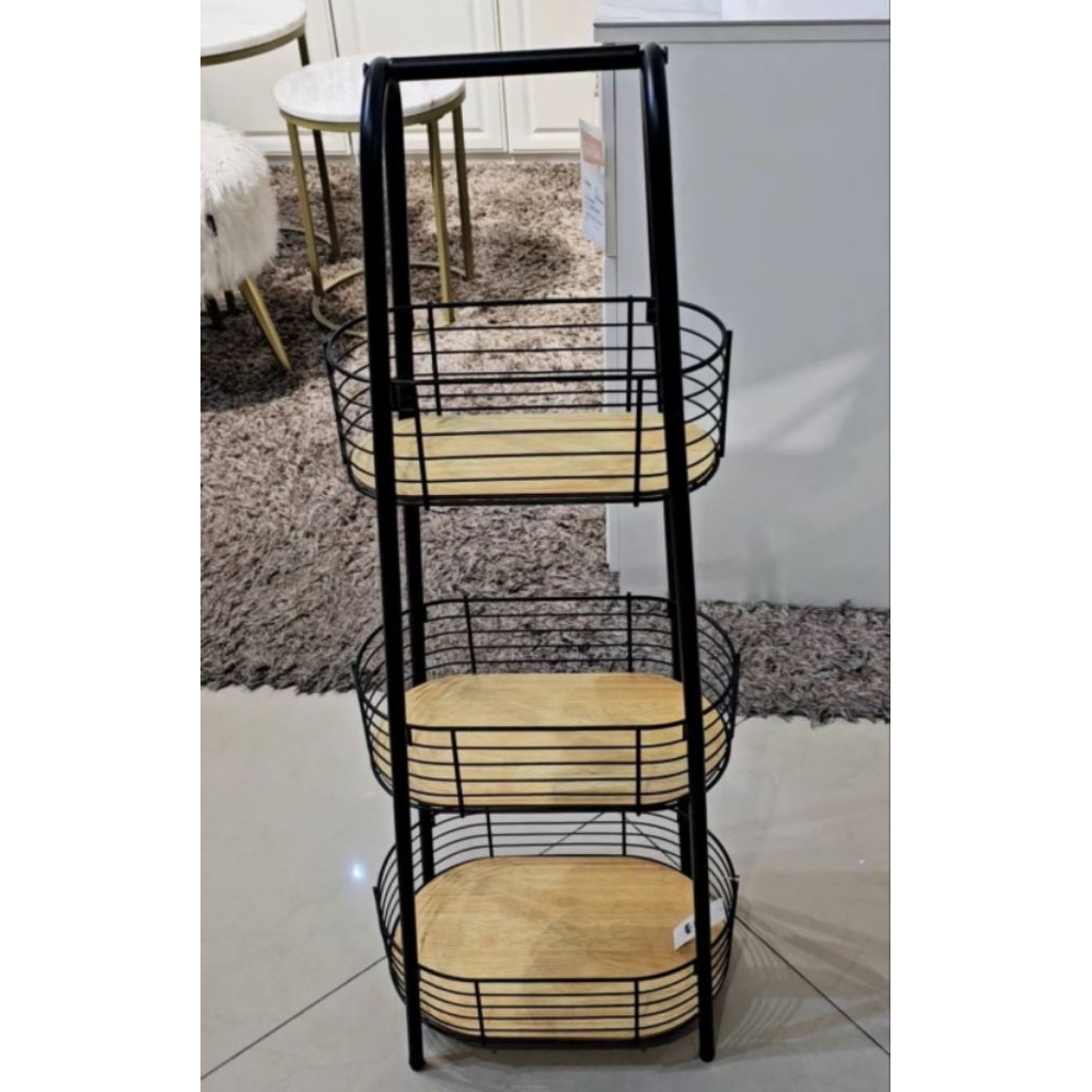 Informa rak keranjang besi serbaguna