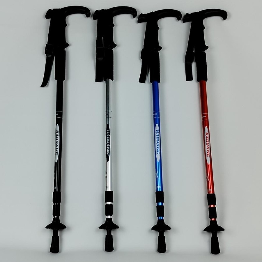 Treking Pole Haoyang - Tracking Pole Tongkat Gunung Pendakian Haoyang - Handle Lurus & Bengkok Haoya