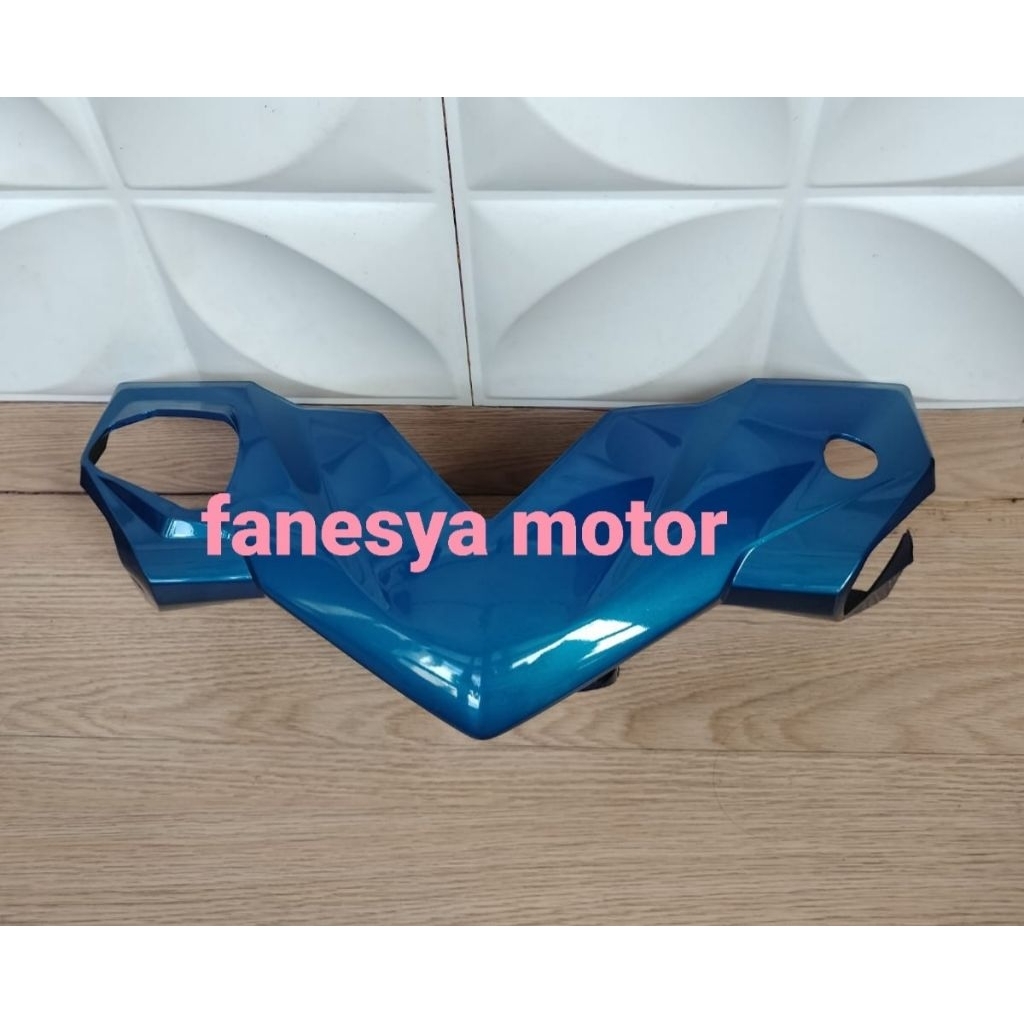 Batok depan beat karbu biru muda cover batok depan beat karbu biru muda