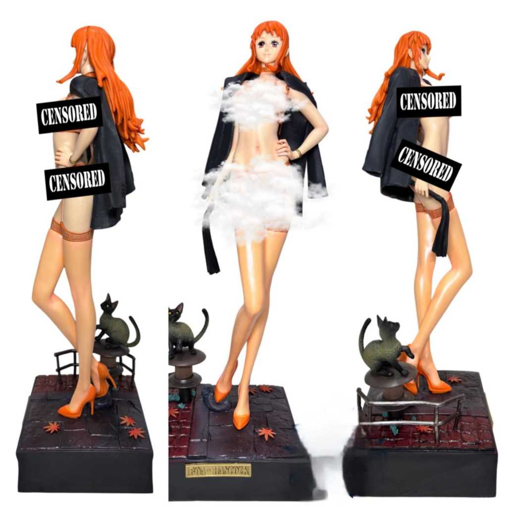 [CAST OFF] ONE PIECE NAMI BIKINI MAFIA SEXY BADDASS 53CM